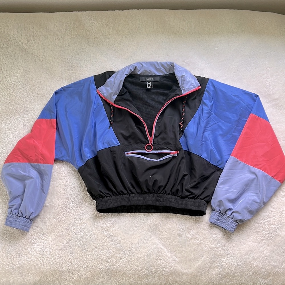 Forever 21 Cropped Windbreaker